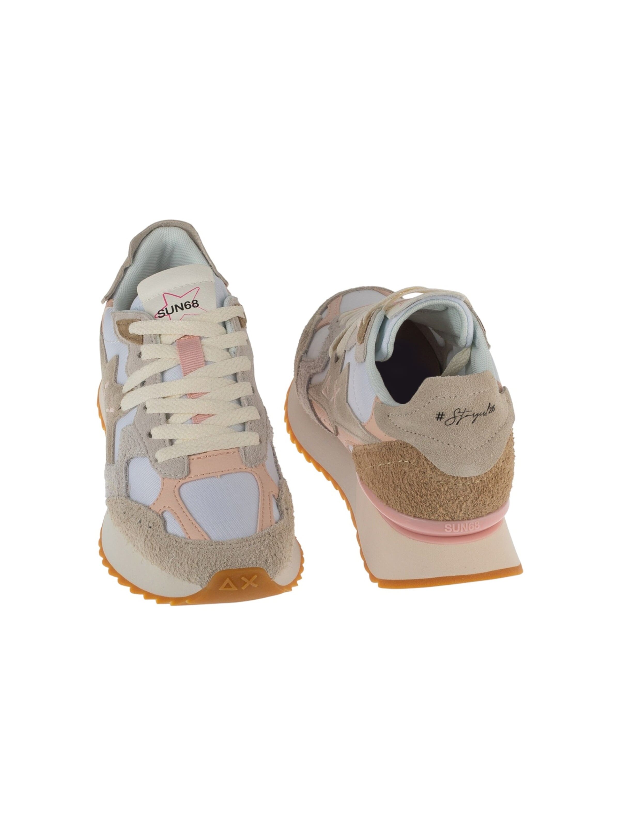 SUN68 Sneakers laag 'SUN68 Stargirl Multicolor Option' in Wit