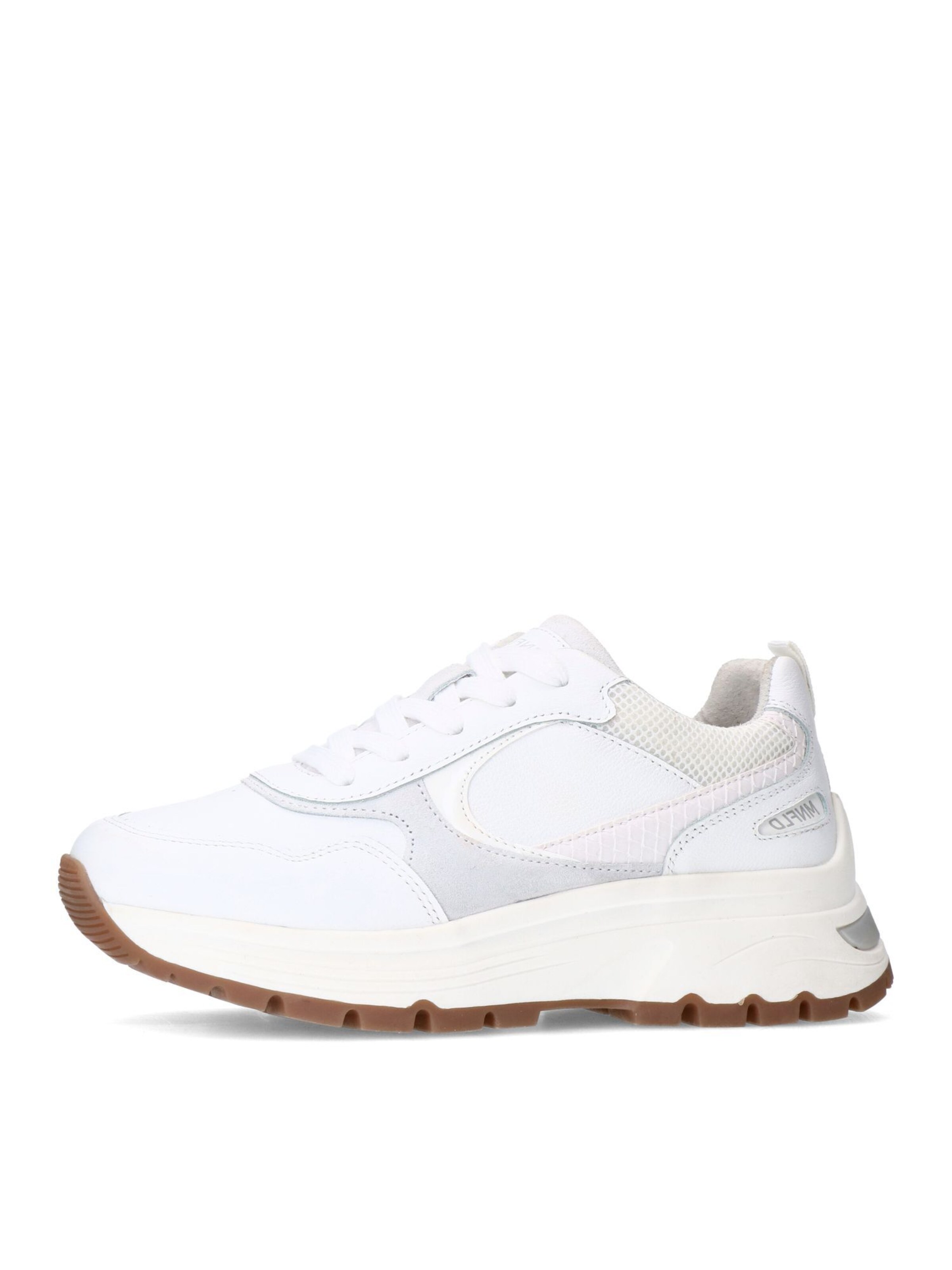 MANFIELD Sneaker in Weiß: Vorderseite