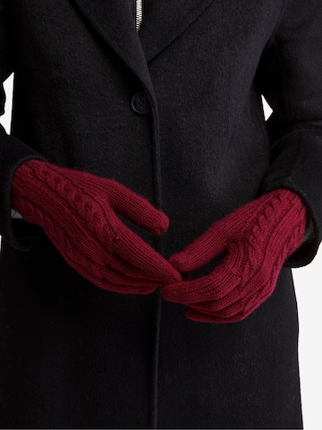 Il Lanificio Vingerhandschoenen in Rood