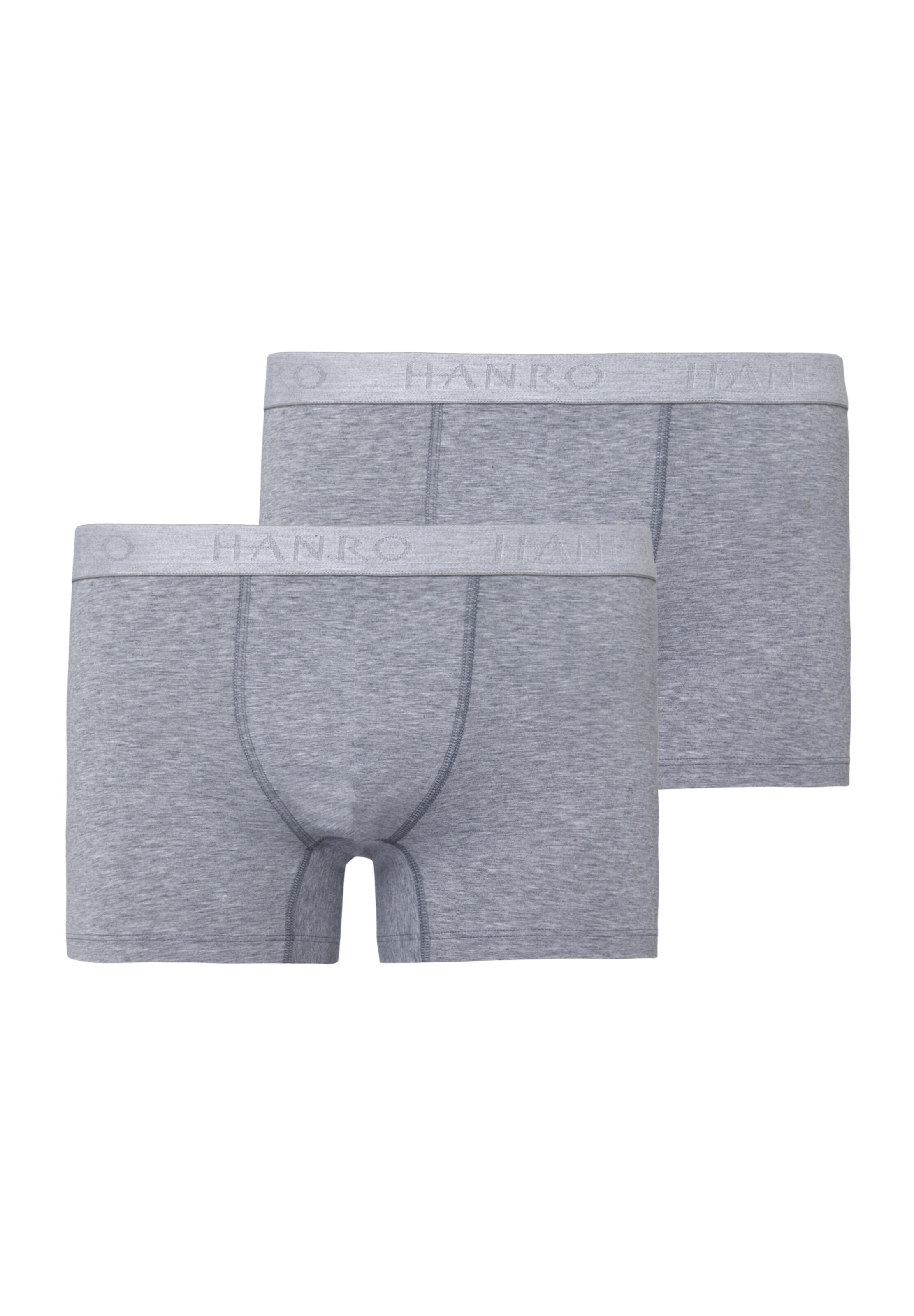 Hanro - Boxers 'Essentials' em cinzento: frente
