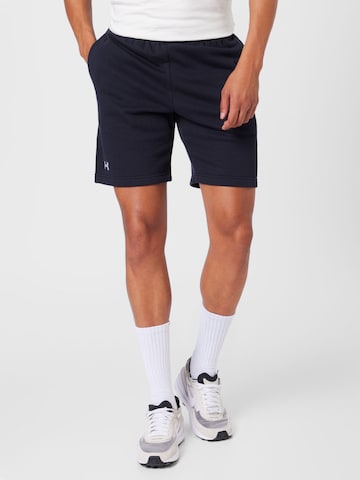 Regular Pantaloni sport de la UNDER ARMOUR pe negru: față