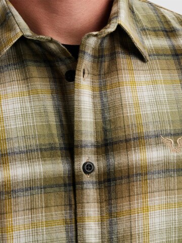 PME Legend Regular fit Button Up Shirt 'Shirt with check pattern' in Green