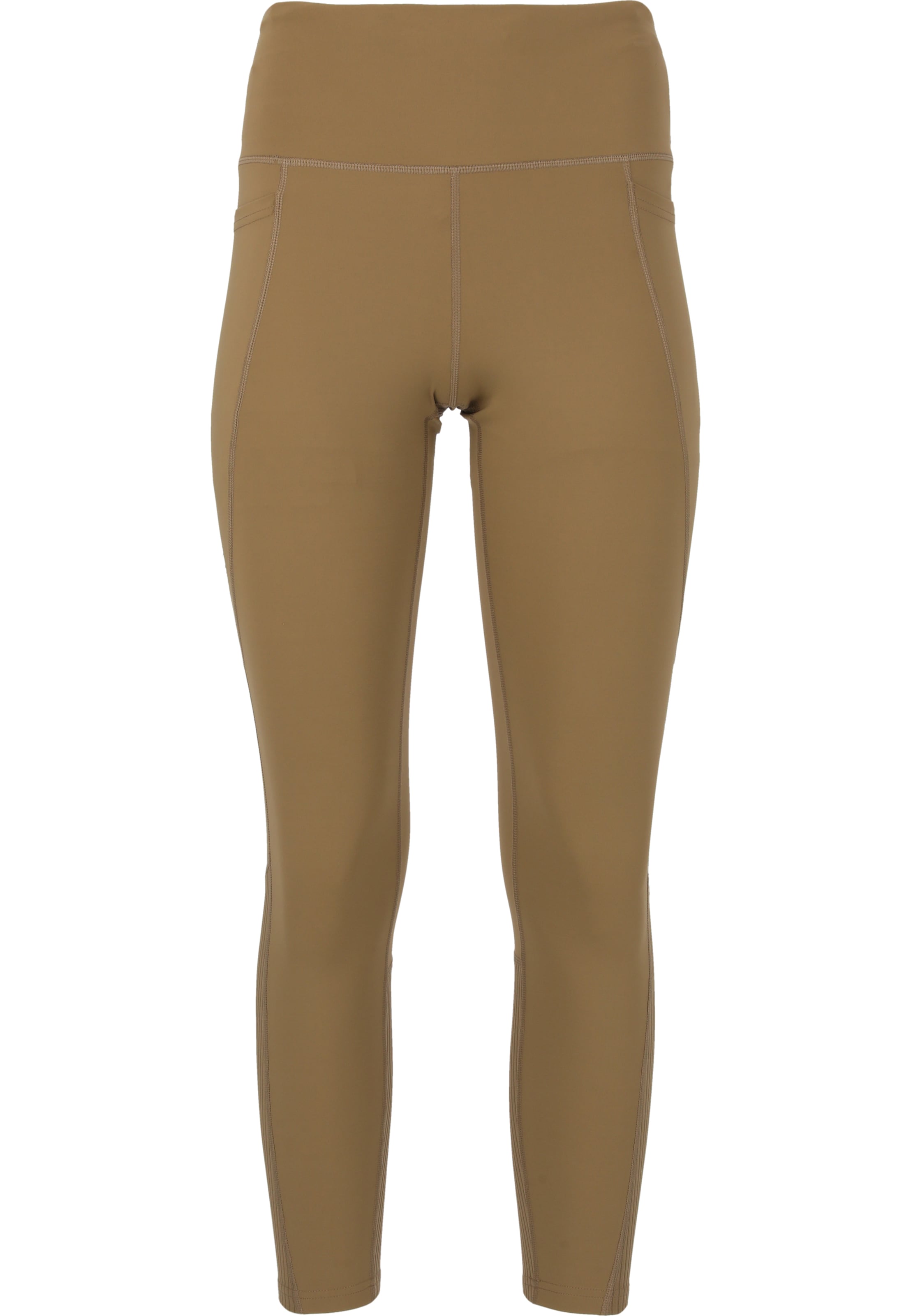 Athlecia Skinny Workout Pants &#x27;Aliya&#x27; in Brown: front