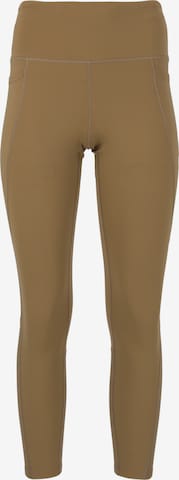 Athlecia Regular Workout Pants 'Aliya' in Brown: front