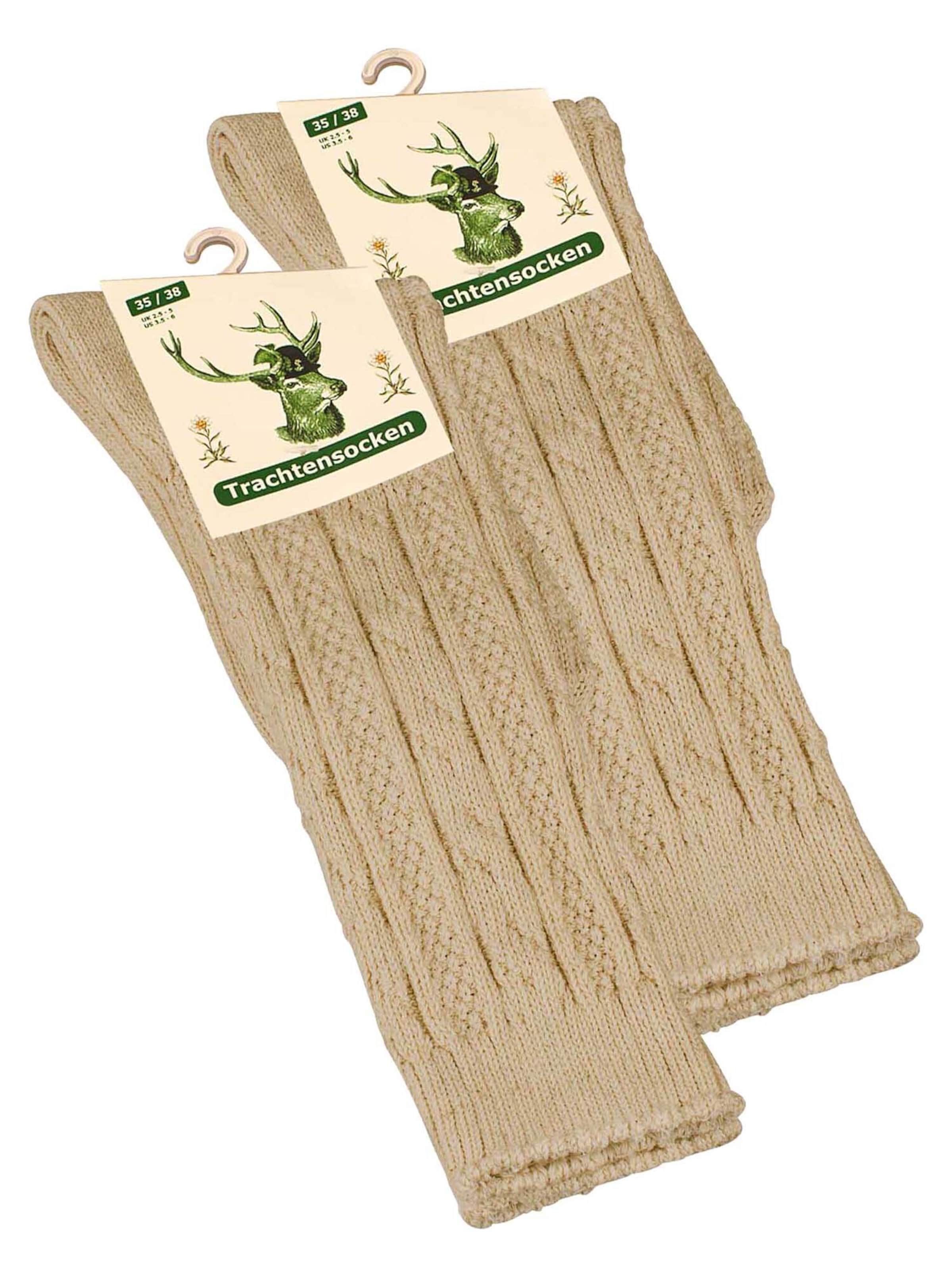 Cotton Prime Socks in Beige
