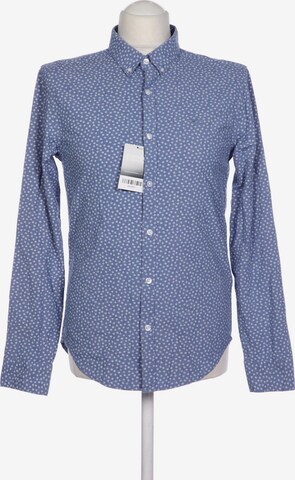 HOLLISTER Button Up Shirt in S in Blue: front