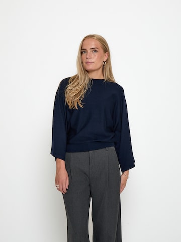 minus Top 'Tess' in Blauw: voorkant