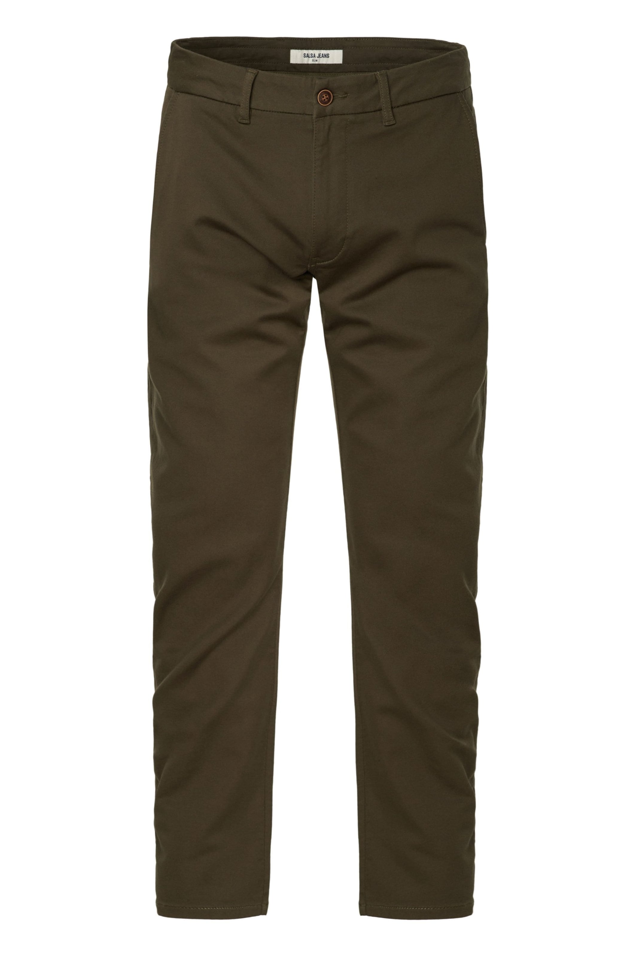 Salsa Jeans Slimfit Chino 'S-Activ' in Groen: voorkant
