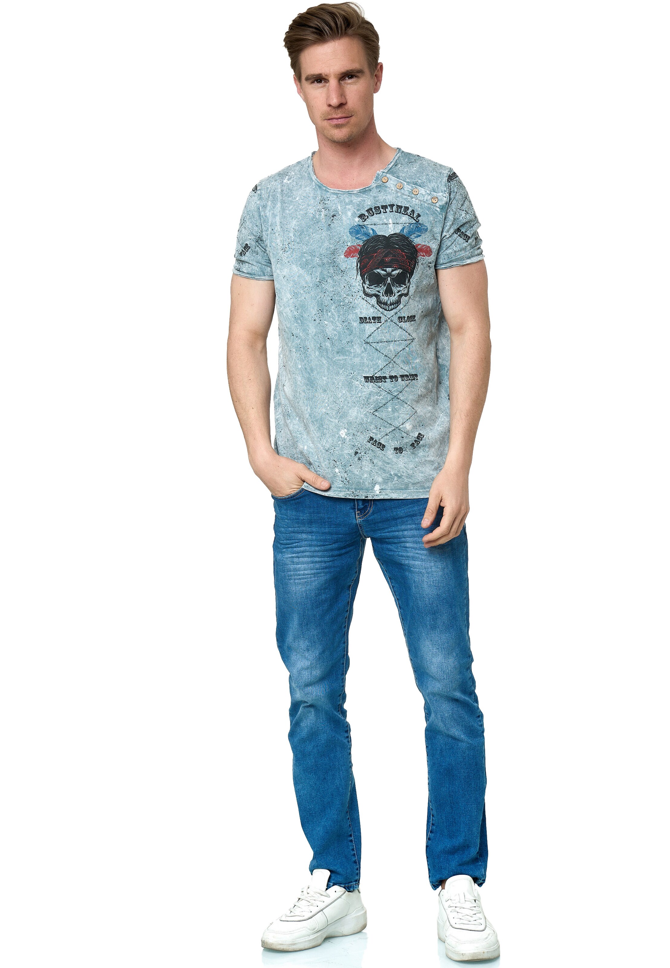 Rusty Neal Shirt in Grijs