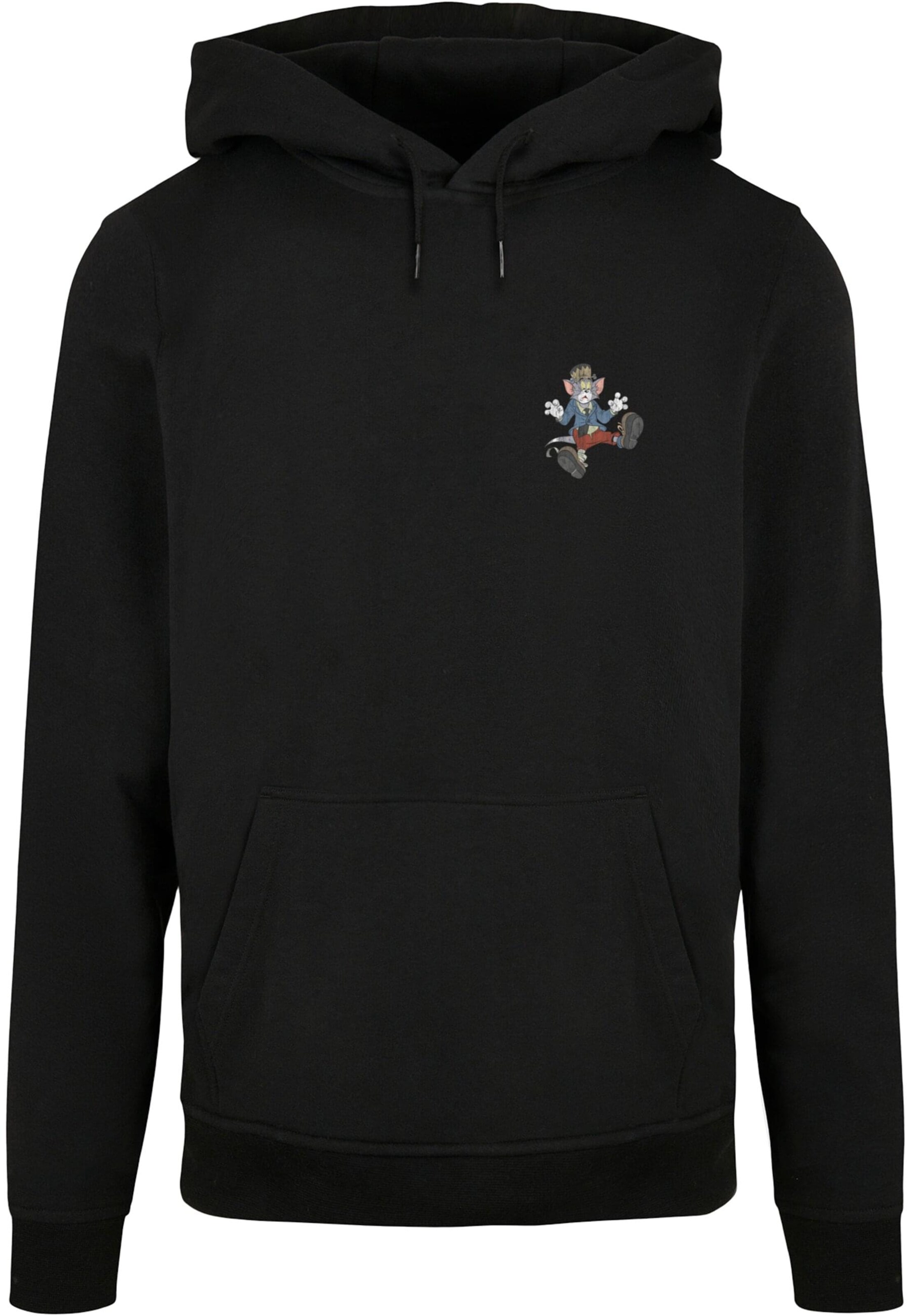 ABSOLUTE CULT Sweatshirt 'Tom And Jerry - Frankenstein Tom' in Schwarz: Vorderseite