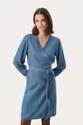 Robe-chemise Part Two en bleu : devant