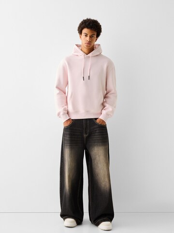 Bershka Sweatshirt i rosa
