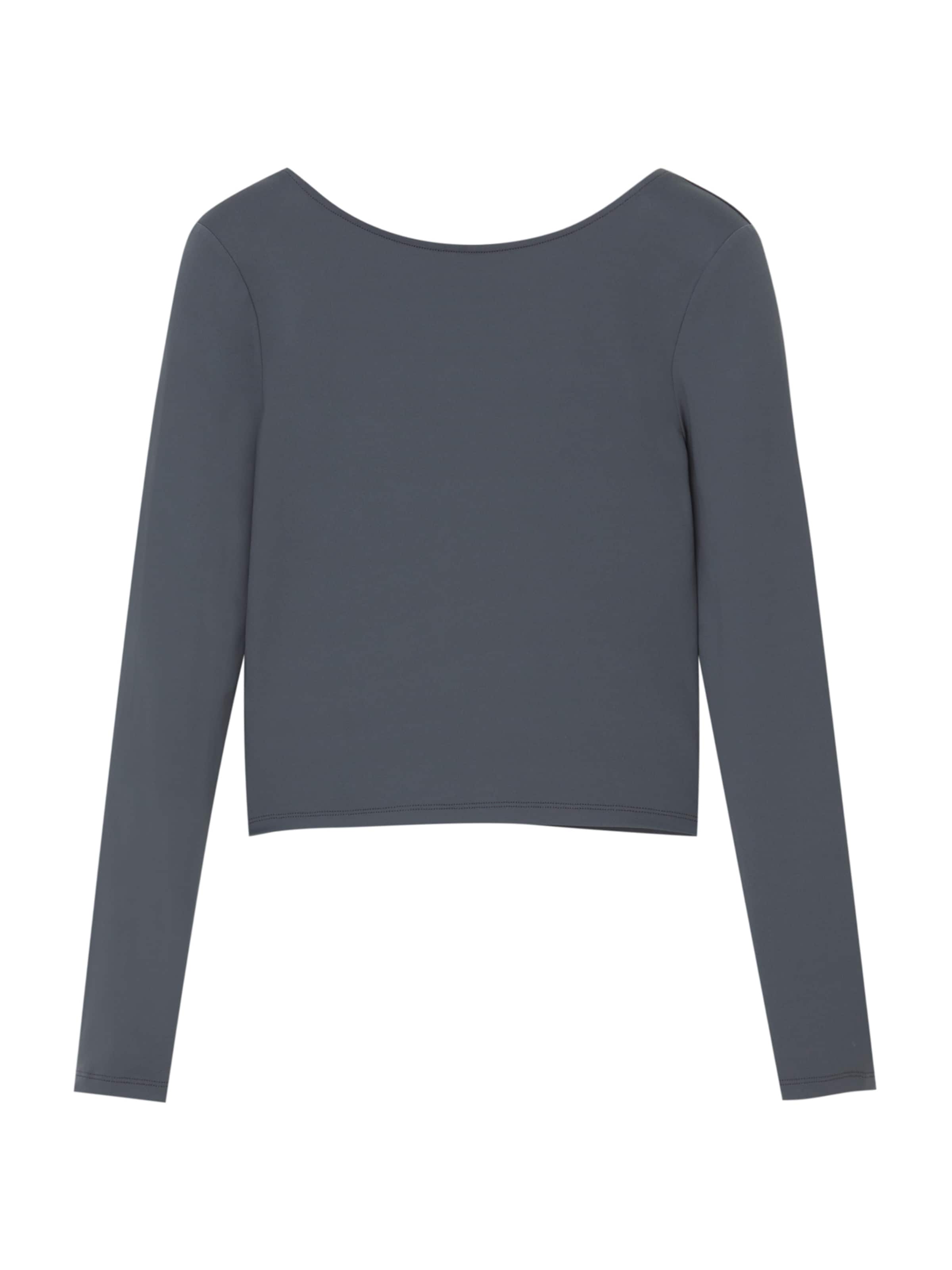 Pull&Bear Shirt in Grau: Vorderseite
