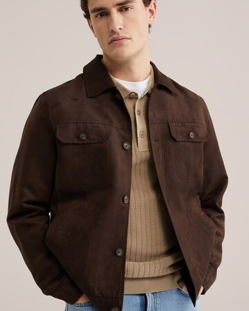 WE Fashion Kevad-sügisjope, värv pruun