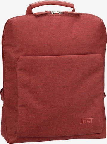 JOST Backpack ' Bergen ' in Red: front