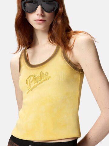 PINKO Topp 'Cosmopolitan' i gul