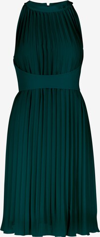 APART Sommerkleid aus leicht körnigem plissiertem Chiffon in Grün: predná strana
