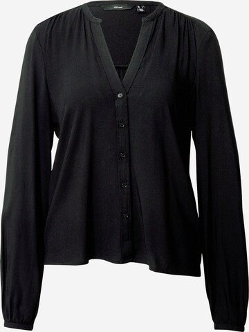 VERO MODA Blouse 'Nads' in Zwart: voorkant