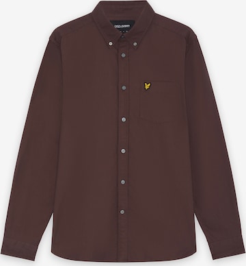 Lyle & Scott Overhemd in Bruin: voorkant