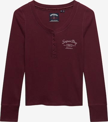 T-shirt Superdry & Co en rouge : devant