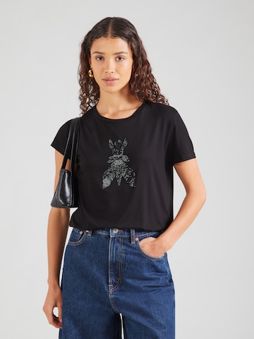 PATRIZIA PEPE Shirt in Zwart: voorkant
