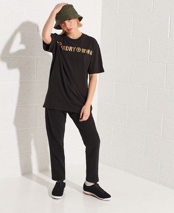 Superdry Oversized Shirt in Black