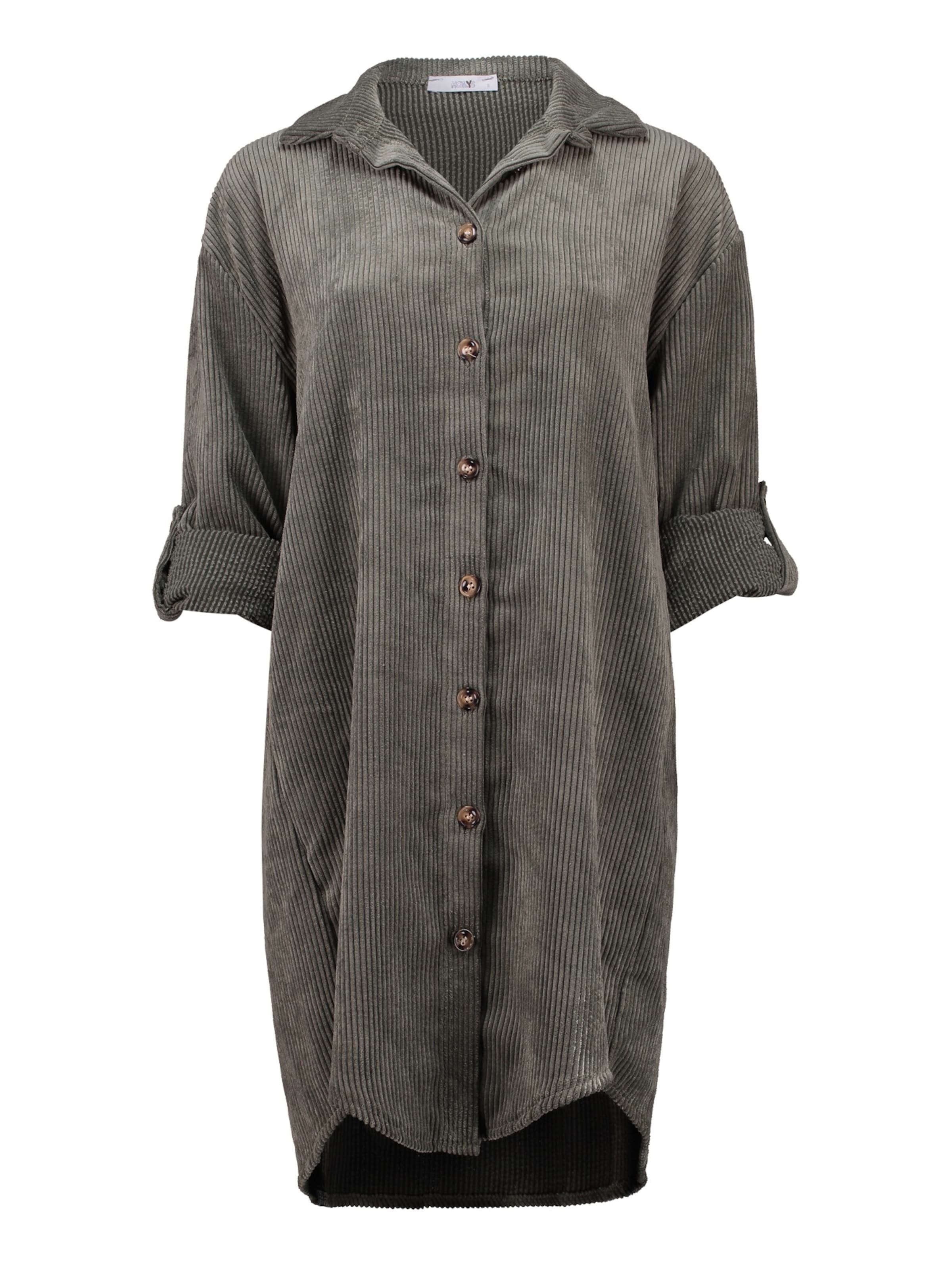 Hailys Košilové šaty 'Ro44bina' – zelená: přední strana