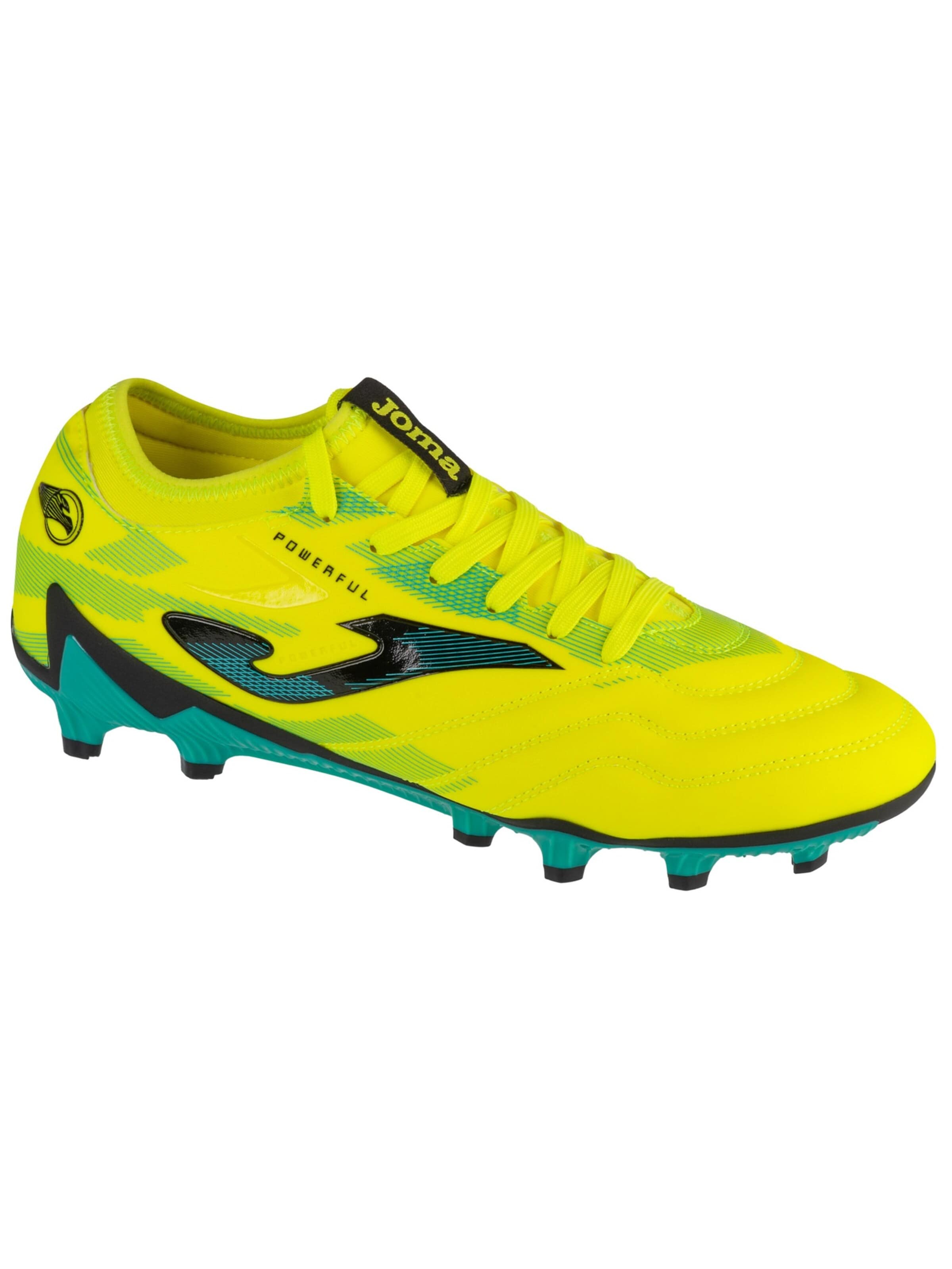 JOMA Soccer shoe 'Joma Powerful 24 FG POWW' in Yellow: front