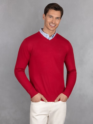 Pull-over GIESSWEIN en rouge : devant