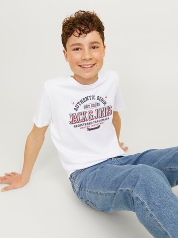 Maglietta di Jack & Jones Junior in bianco