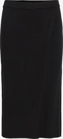 VILA Spódnica 'Comfy' w kolorze czarny: przód