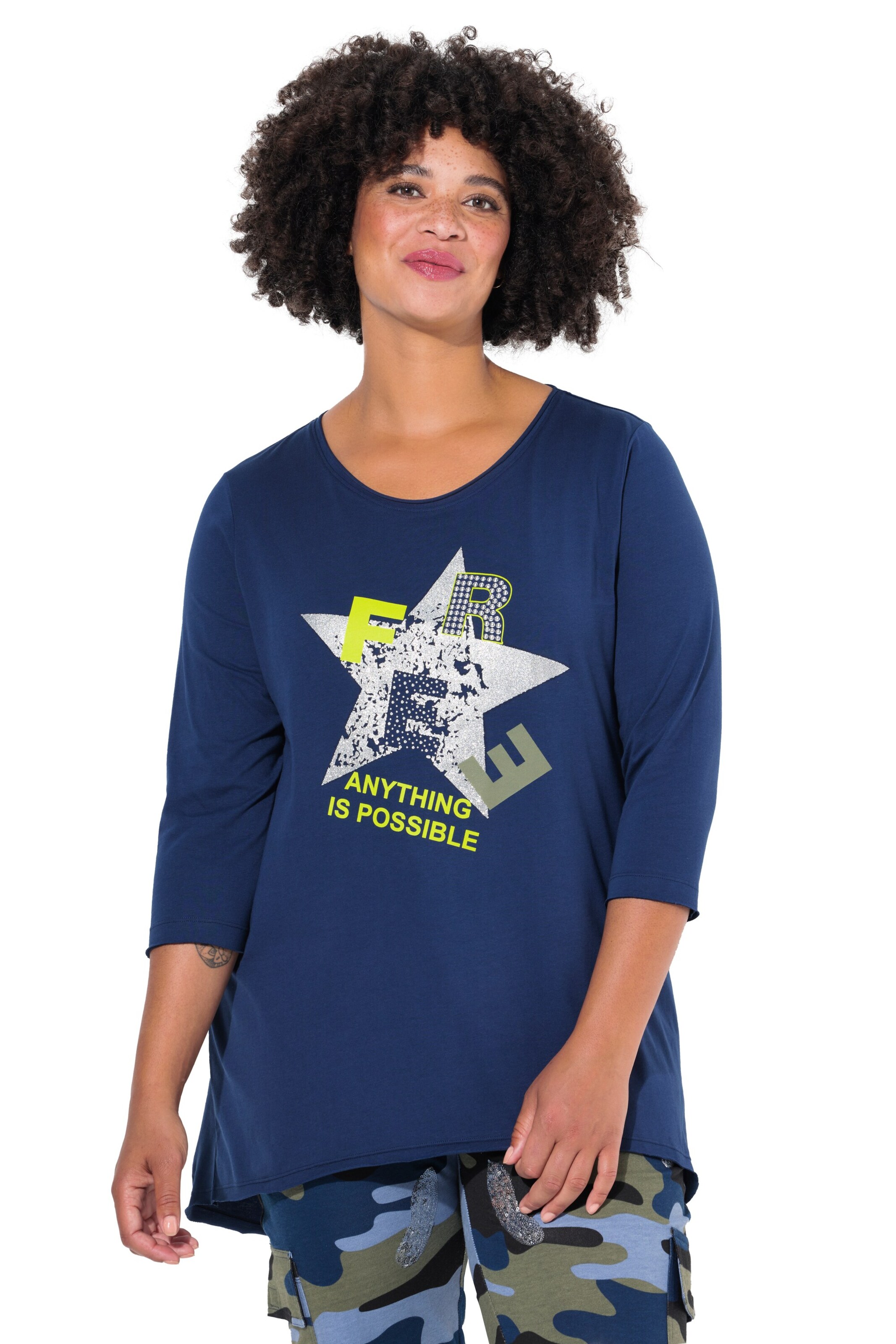 Angel of Style Shirt in Blauw: voorkant