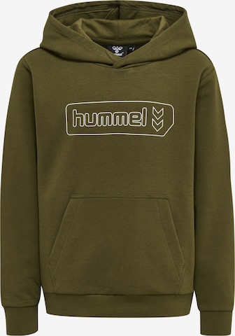 Hummel Sweatshirt 'TOMB' in Groen: voorkant