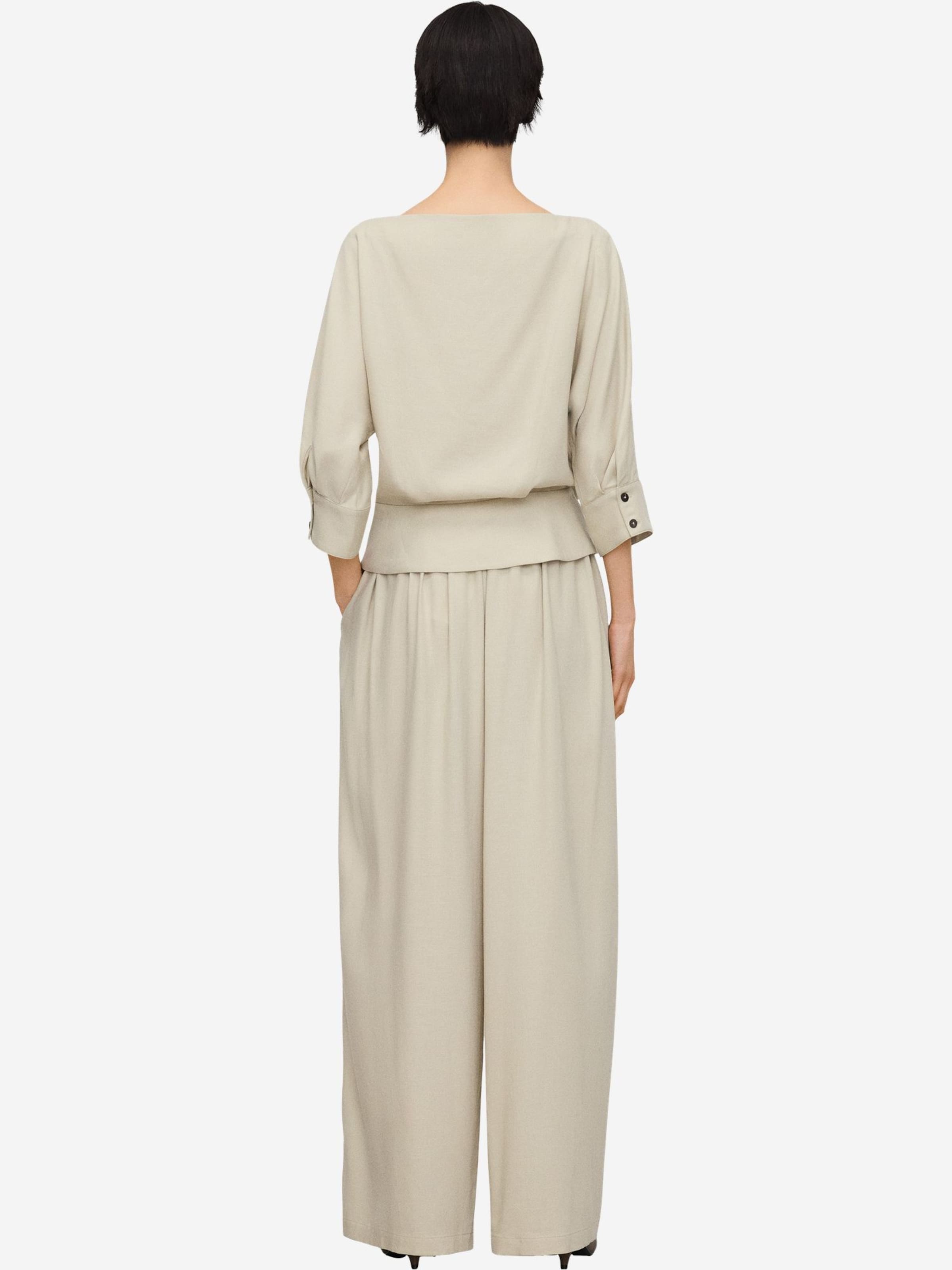 Adolfo Dominguez Blus i beige