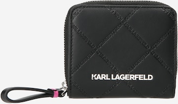 Karl Lagerfeld Denarnica 'Skuare' | črna barva: sprednja stran