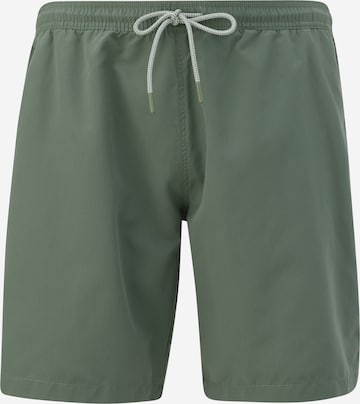 s.Oliver Men Big Sizes Board Shorts in Green: front