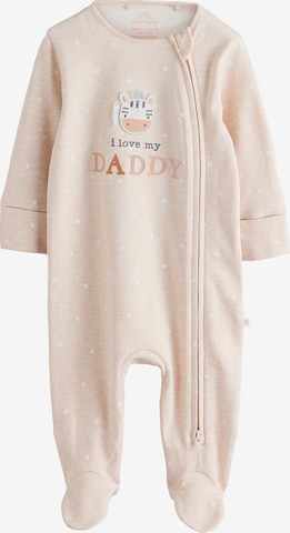 smėlio Next Miego kostiumas 'I Love My Mummy': priekis