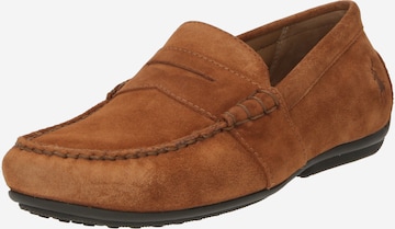 Polo Ralph Lauren Mocassins 'REYNOLD' in Bruin: voorkant