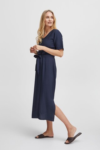 Fransa Summer Dress in Blue