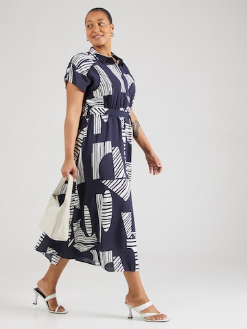 Vero Moda Curve Shirt Dress 'VMCJosie' in Blue