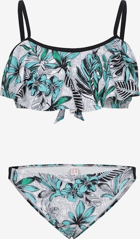 La V Bikini 'Bikini met volant top' in Blauw: voorkant