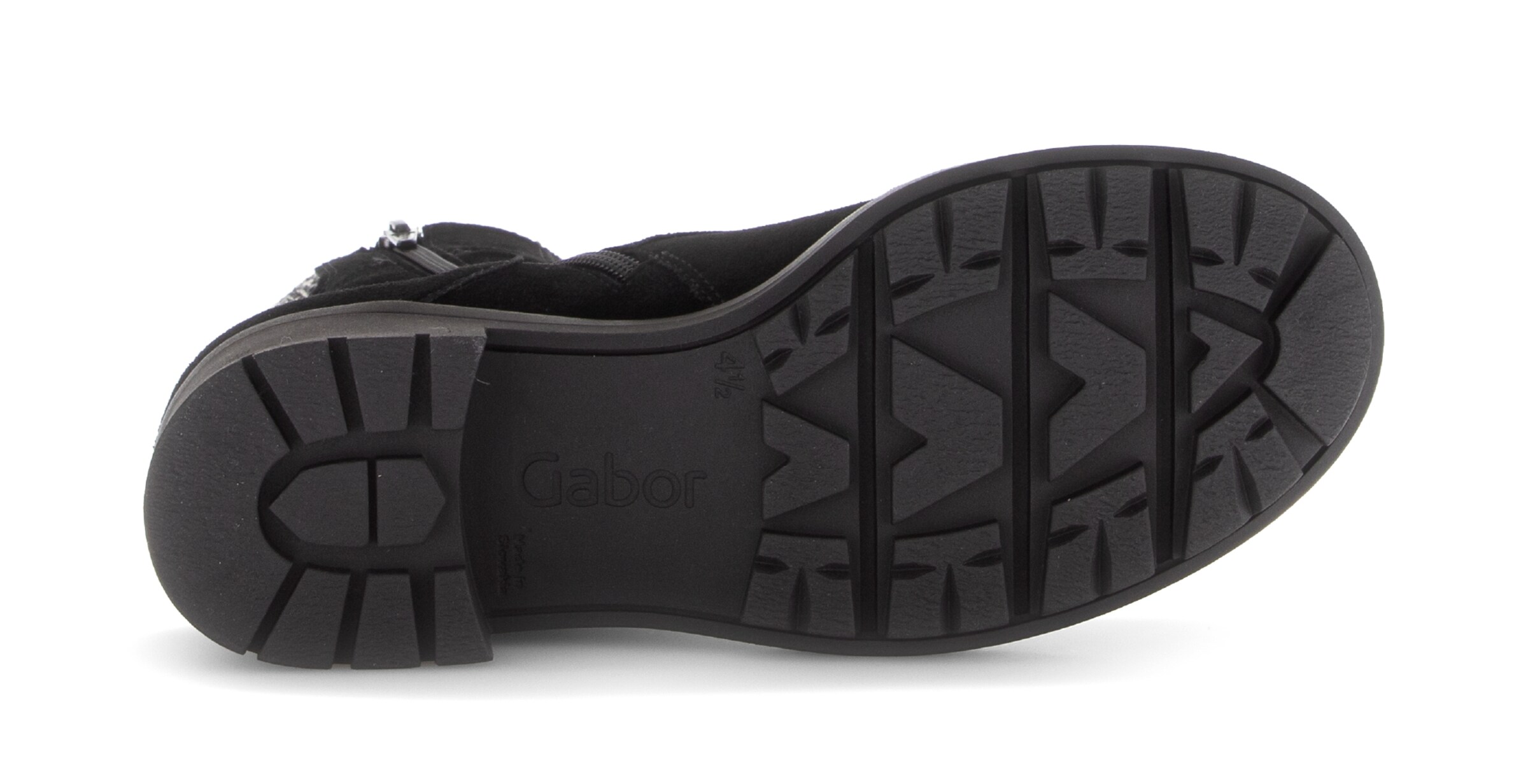 GABOR Schnürstiefelette in Schwarz