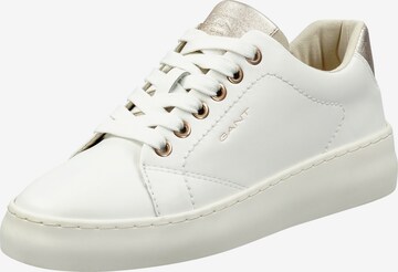 Baskets basses GANT en blanc : devant