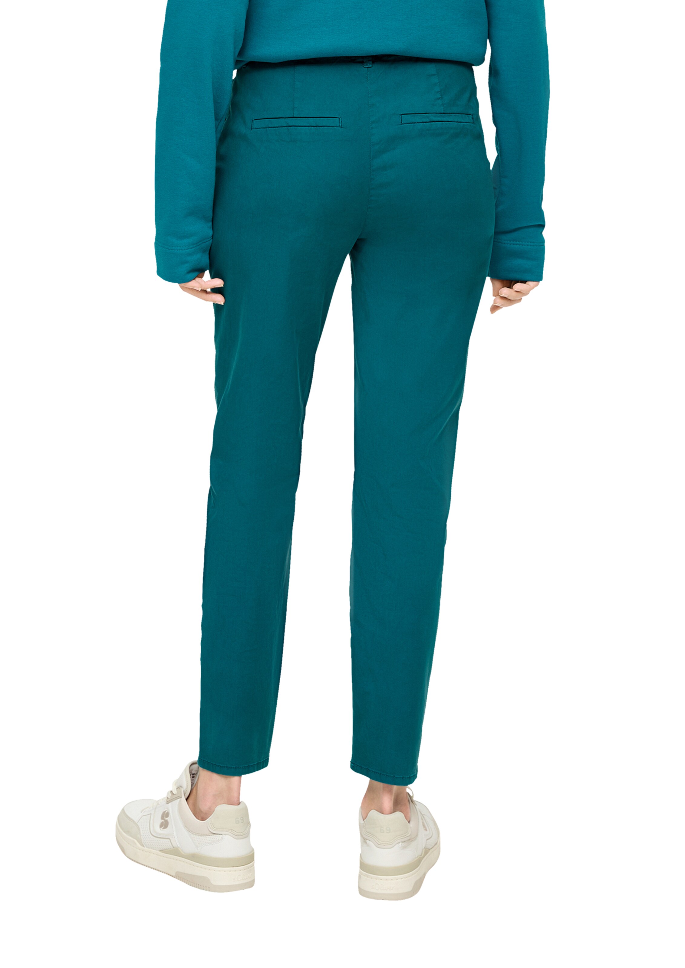 s.Oliver Tapered Chino in Groen