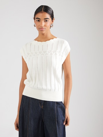 King Louie Вязаный топ 'Liora' в Белый: спереди
