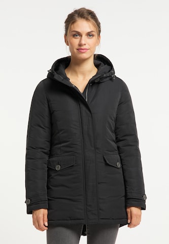 Usha Winter Jacket in Black: front
