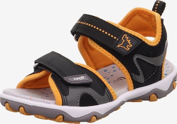 SUPERFIT حذاء مفتوح 'Mike 3.0' بلون أسود: الأمام
