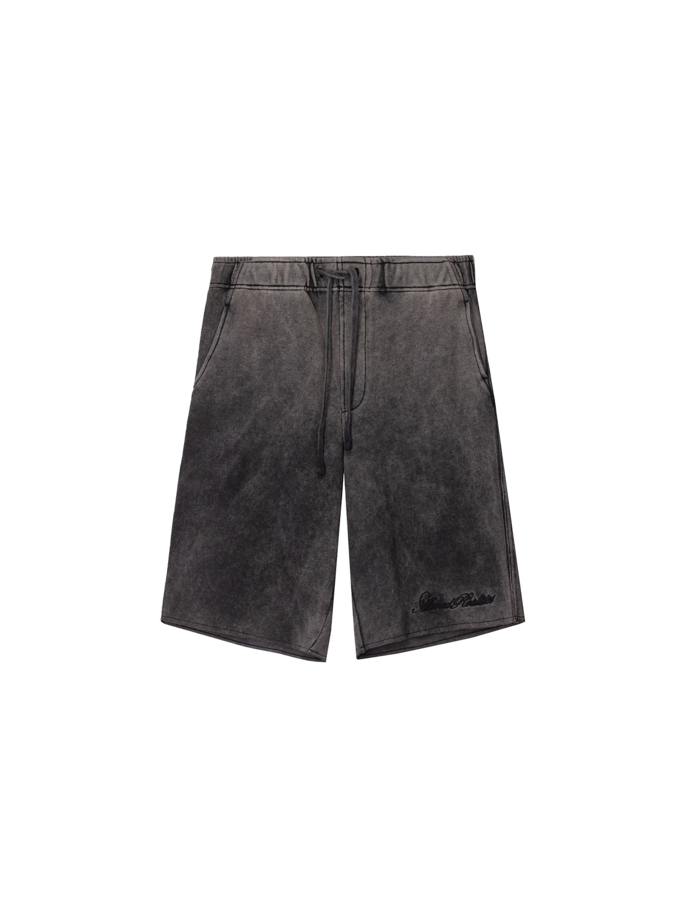 Bershka Baggy Nadrág - szürke: elől