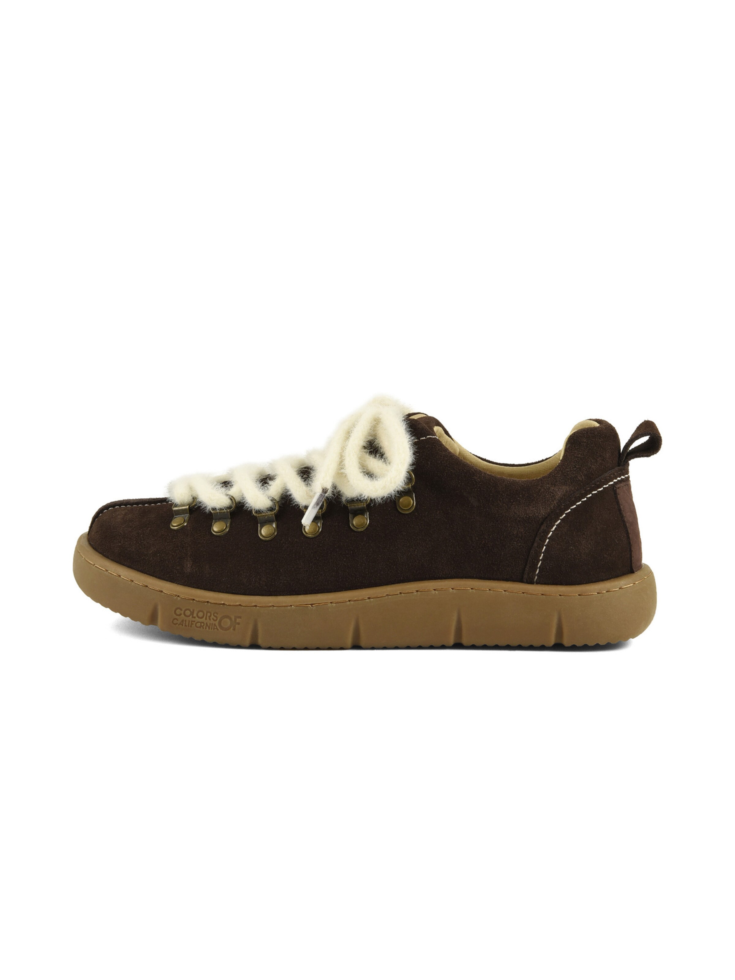 Sneaker bassa di COLORS OF CALIFORNIA in marrone: lato