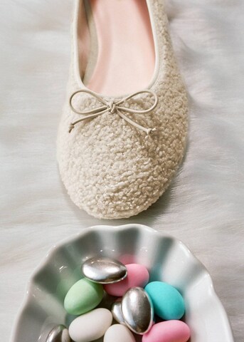 MANGO KIDS Ballet Flats 'Armos' in White